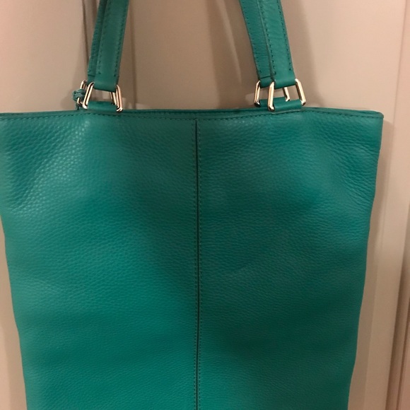 Cole Haan turquoise tote - Picture 4 of 5
